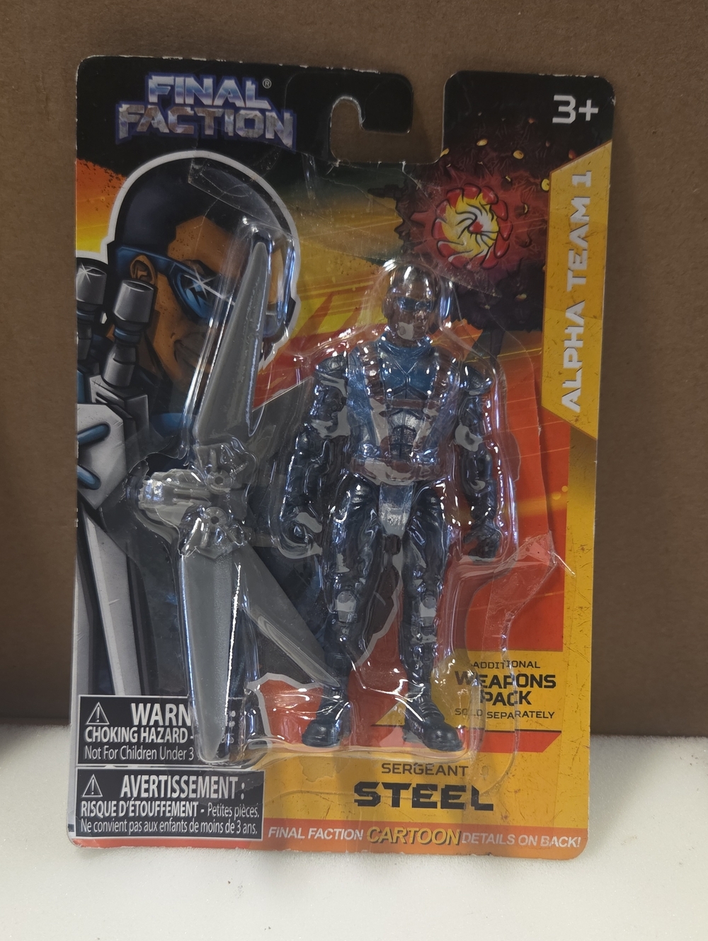 Sergeant Steel Action Figure - Blue